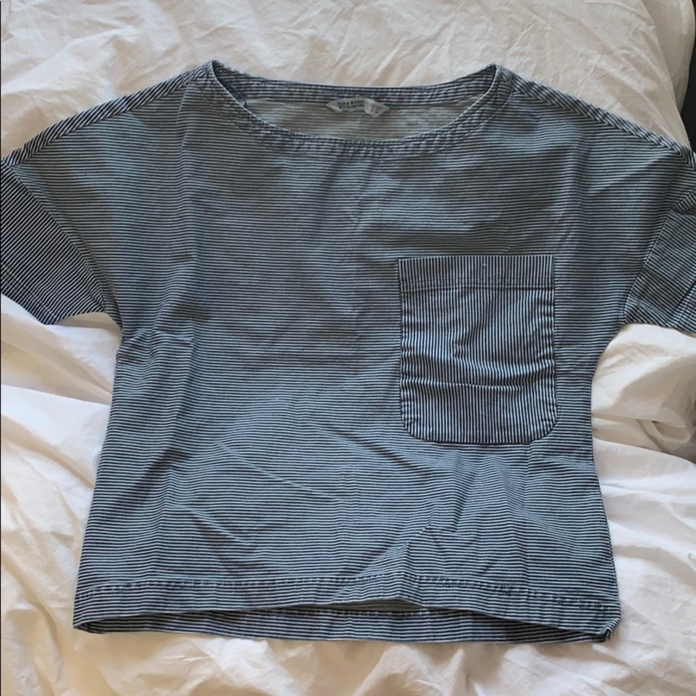 ZARA BASIC z1975 denim top